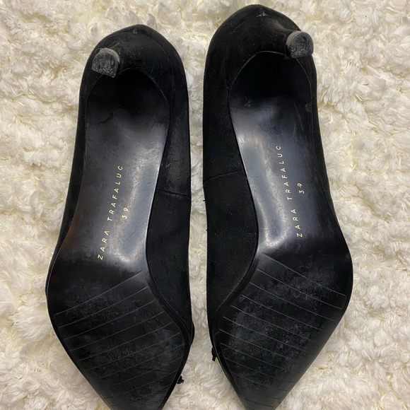 đź–¤ZARA TRAFALUC 38 HEELSđź–¤ SIZE 10 - Picture 5 of 5